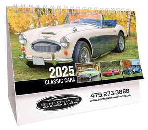 Classic Cars 2025 Promotional Desk Calendar