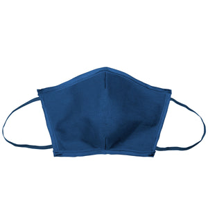 Flat Fold Canvas Face Mask With Elastic Loops