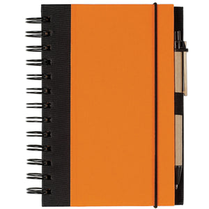 Eco-Friendly 5" X 7" Spiral Notebook & Pen