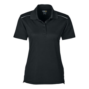 Core365 Origin Performance Pique Polo Reflective Piping - Women's