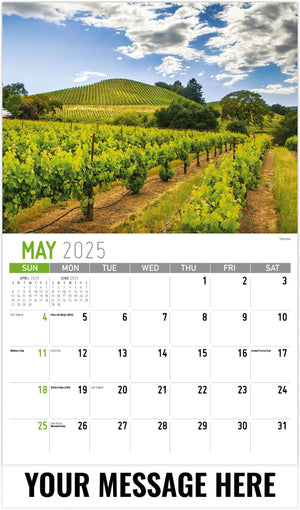 Galleria Scenes of California - 2025 Promotional Calendar