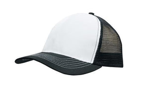 6 Panel Mesh Back Cap Breathable P-Twill - Custom Embroidered