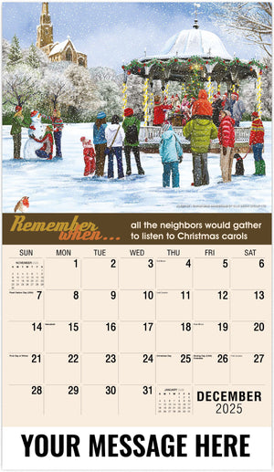 Galleria Remember When - 2025 Promotional Calendar