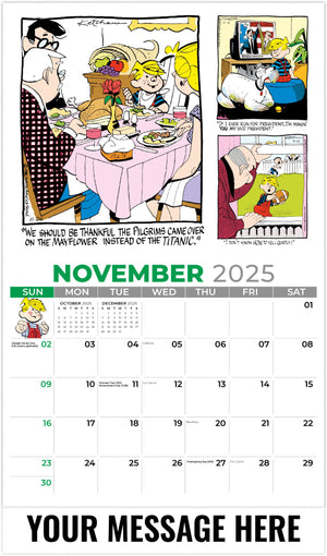 Galleria Dennis The Menace - 2025 Promotional Calendar