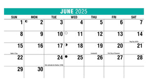 Sun, Sand & Surf 2025 Promotional Desk Calendar