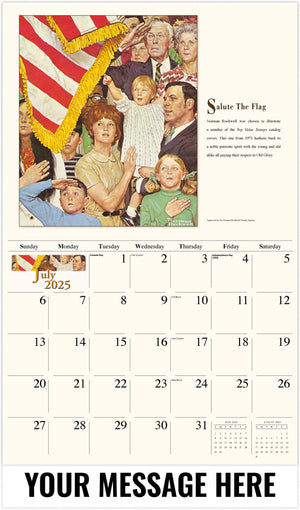 Galleria Memorable Images by Norman Rockwell - 2025 Promotional Calendar