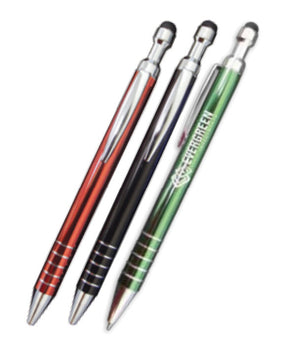 Fury Aluminum Click Action Soft Stylus Pen