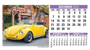 Classic Cars 2025 Promotional Desk Calendar