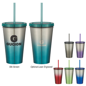 16 Oz. Stainless Steel Chroma  Tumbler