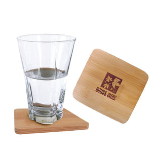 Square Bamboo Coaster - 4 Piece Set