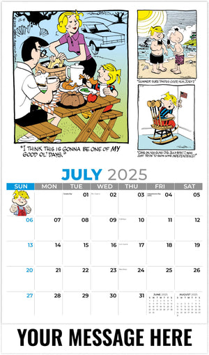 Galleria Dennis The Menace - 2025 Promotional Calendar