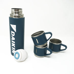 Stainless Steel Flask with Cups