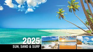 Sun, Sand & Surf 2025 Promotional Desk Calendar