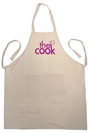 Large Cotton Apron - Natural - CM1068 - Natural