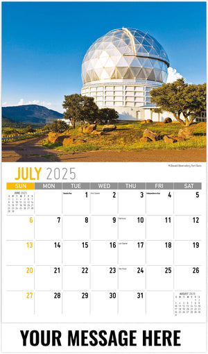 Galleria Scenes of Texas - 2025 Promotional Calendar