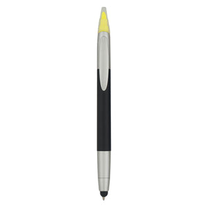 3-In-1 Pen With Highlighter and Stylus