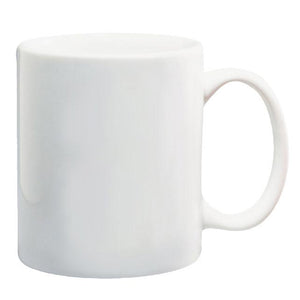 11 oz. White Ceramic Mug