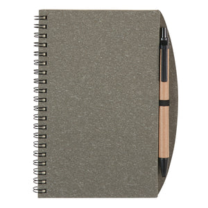 5" x 7" Eco-Inspired Spiral Notebook & Pen