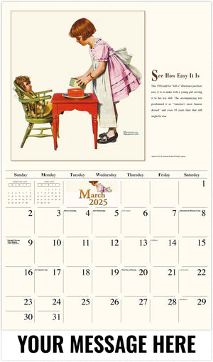 Galleria Memorable Images by Norman Rockwell - 2025 Promotional Calendar