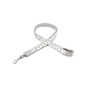 Silkscreen Tubular Lanyard SSTUB58 - Light Grey