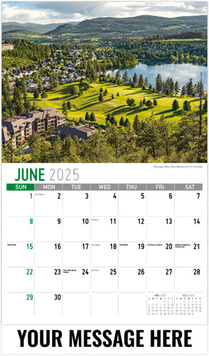 Galleria Scenes of Western Canada - 2025 Promotional Calendar