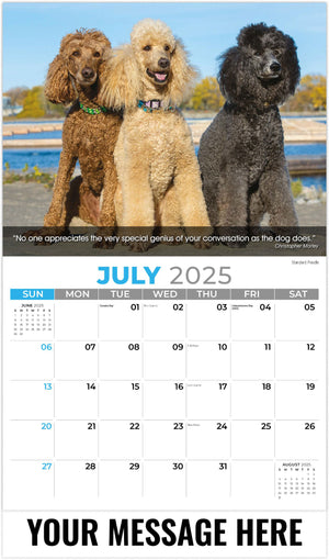 Galleria Dogs - 2025 Promotional Calendar