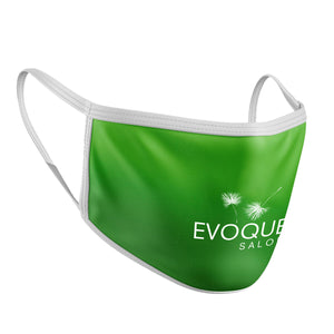 2 Ply Sublimated Polyester Face Mask with Pocket