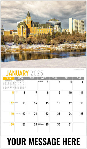 Galleria Scenes of Western Canada - 2025 Promotional Calendar