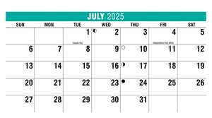 Sun, Sand & Surf 2025 Promotional Desk Calendar