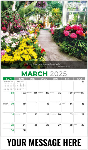 Galleria Flowers and Gardens - 2025 Promotional Calendar