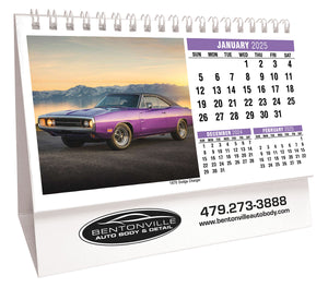 Classic Cars 2025 Promotional Desk Calendar