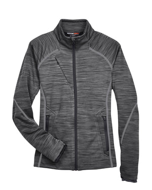 Ladies' North End Flux Mélange Bonded Fleece Jacket