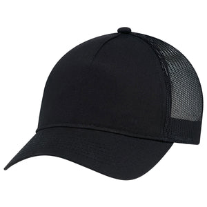 Constructed Full-Fit-Five Mesh Back Cap with Ponytail opening