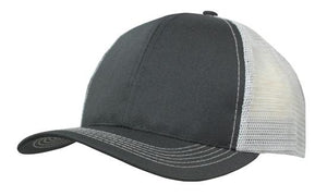 6 Panel Mesh Back Cap Breathable P-Twill - Custom Embroidered