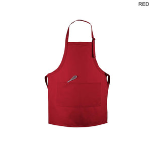 Twill Bib Apron with 2 Pockets