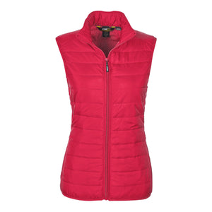 Core365 Packable Puffer Vest - Women ACCE702W (Red)