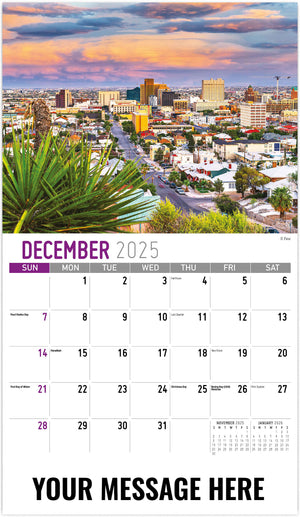 Galleria Scenes of Texas - 2025 Promotional Calendar