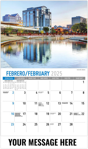 Galleria American Scenic (ENG/Sp) - 2025 Promotional Calendar