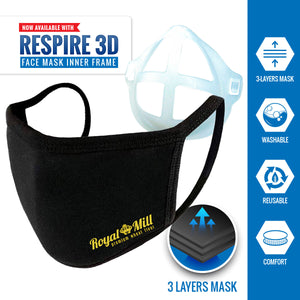 3 Layer Reusable Face Mask with Pocket