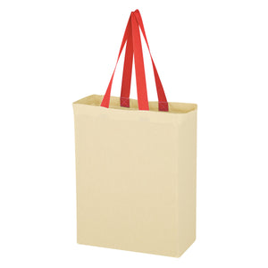 Natural Cotton Canvas Grocery Tote Bag