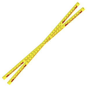 5/32" Fluorescent Enameled Yardsticks