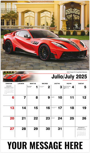 Galleria Exotic Cars (ENG/Sp) - 2025 Promotional Calendar