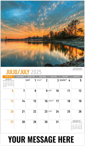 Galleria American Scenic (ENG/Sp) - 2025 Promotional Calendar