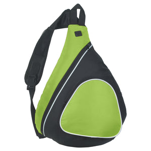 Sling Backpack (Lime With Black)