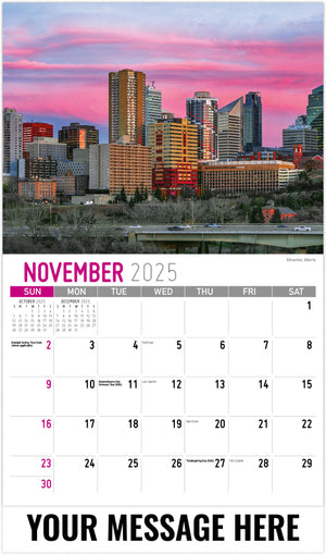 Galleria Scenes of Western Canada - 2025 Promotional Calendar