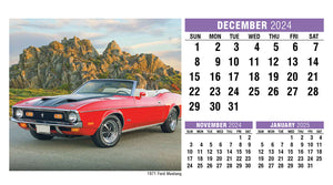 Classic Cars 2025 Promotional Desk Calendar