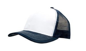 6 Panel Mesh Back Cap Breathable P-Twill - Custom Embroidered