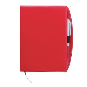 Savannah Notebook With Pen - Red