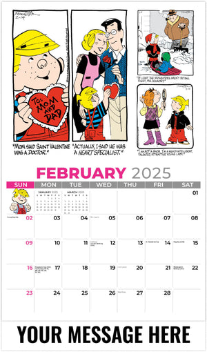 Galleria Dennis The Menace - 2025 Promotional Calendar