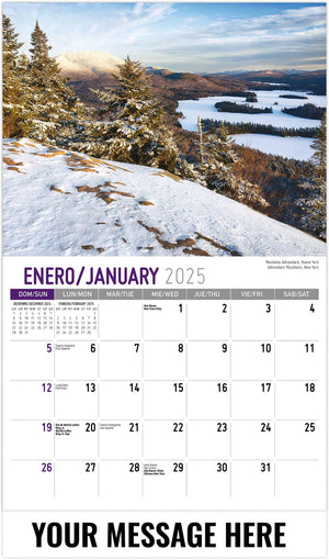 Galleria American Scenic (ENG/Sp) - 2025 Promotional Calendar